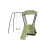 EXIT TOYS EXIT Ivy outdoor playset with slide and swing 2