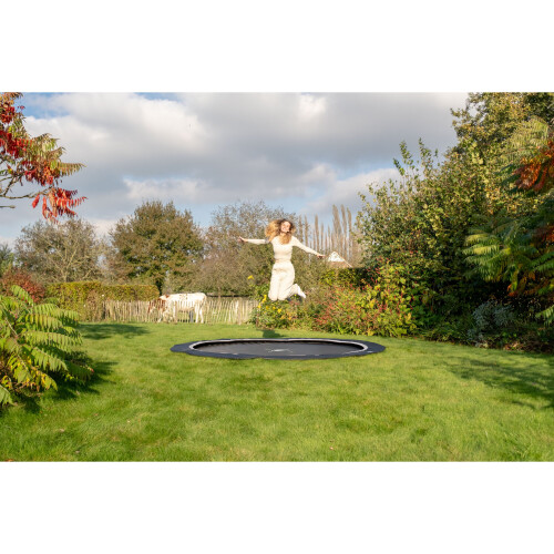 EXIT TOYS EXIT InTerra ground-level sports trampoline 8ft - black 2