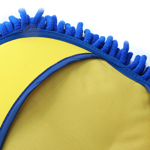 Adjustable Telescopic Wash Chenille Mop Wiping Soft Cleaning Brush Tool 2