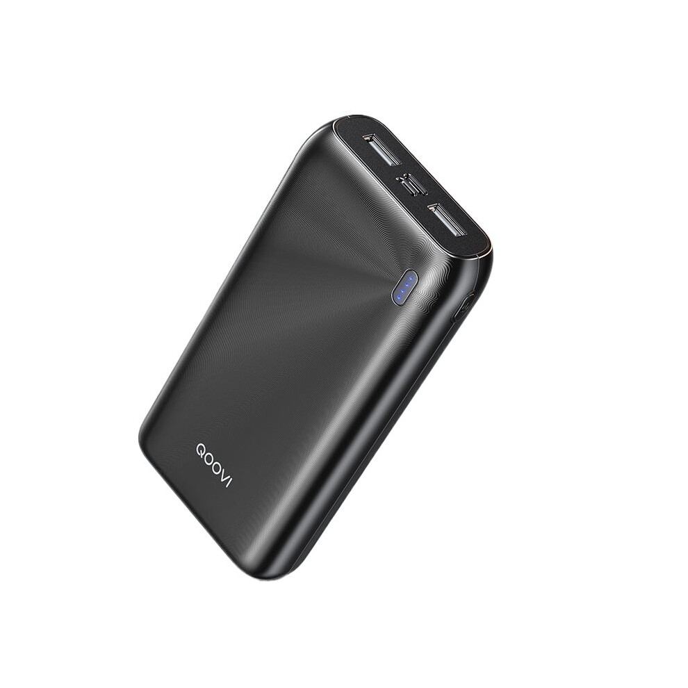 (Black 20000mAh) Ultra-thin 20000mAh Power Bank Portable Charger for iPhone 15, Samsung