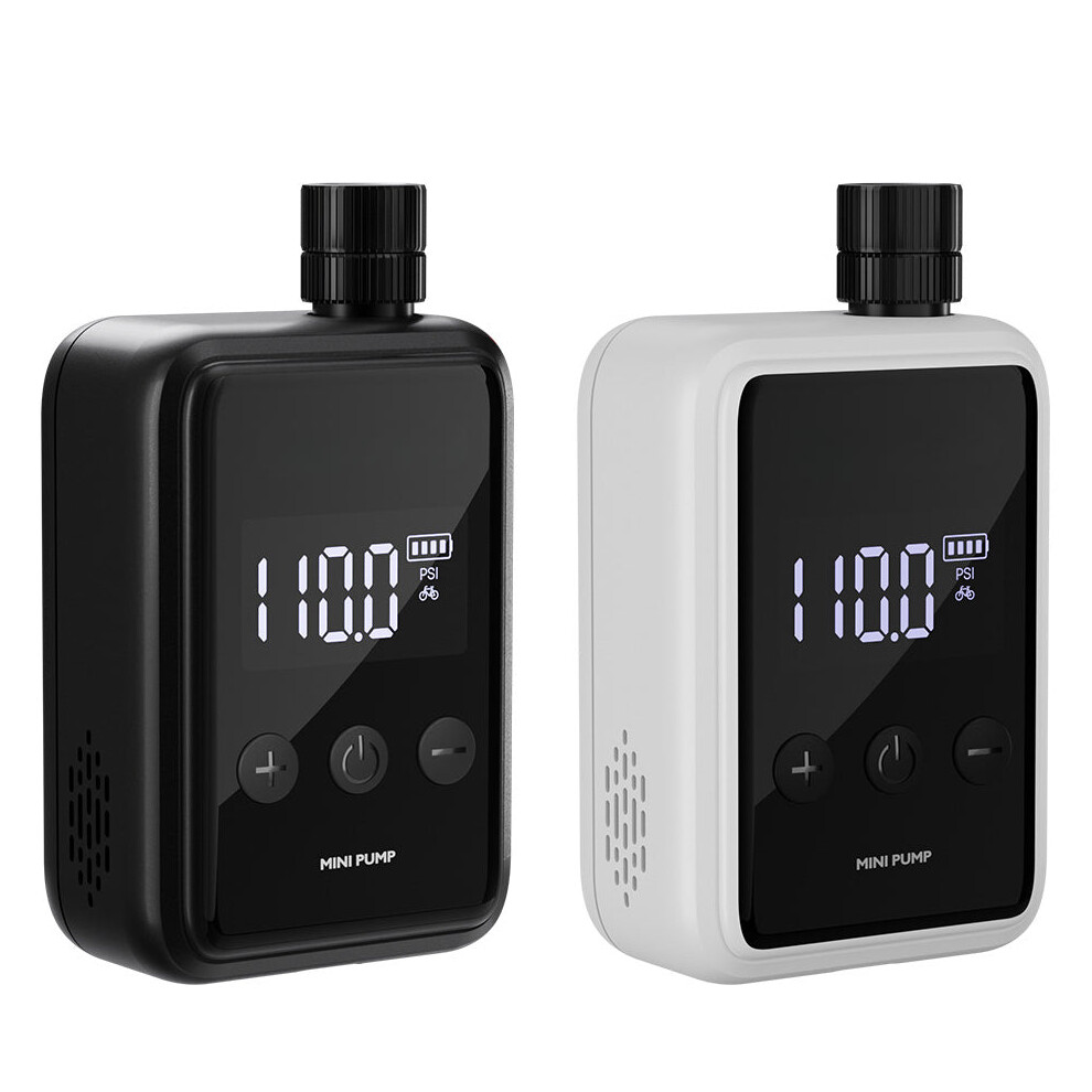 Bike Pump 7.4V 500mAh 150psi Max Inflatable Air Pressure Wireless Portable Electric Bike Air Pump Inflator Mini Power Bank