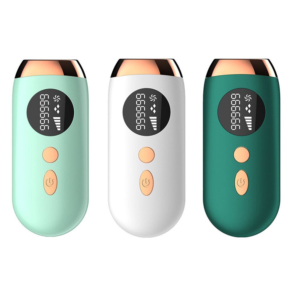 (White, EU Plug) 999,999 Laser Painless Permanent IPL Hair Removal Epilator Face Body Leg Portable Hair Remover