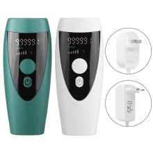 (Green, EU Plug) 500000 Flash IPL Laser Hair Removal Machine Permanent Epilator Facial Bikini Hair