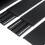 Car Side Skirt Extension Blades Matte Black Universal 8