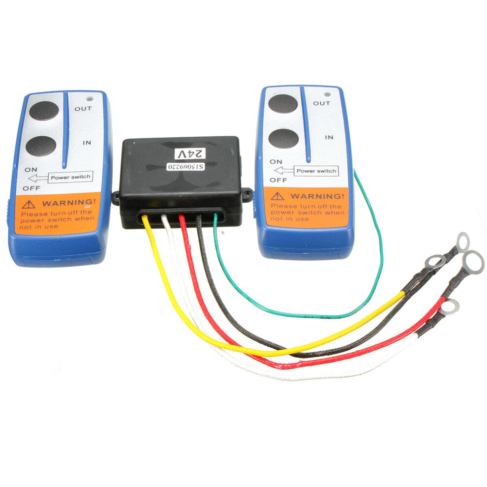 24V Recovery Electric Winch Crane Wireless Remote Controller for Truck ATV Winch