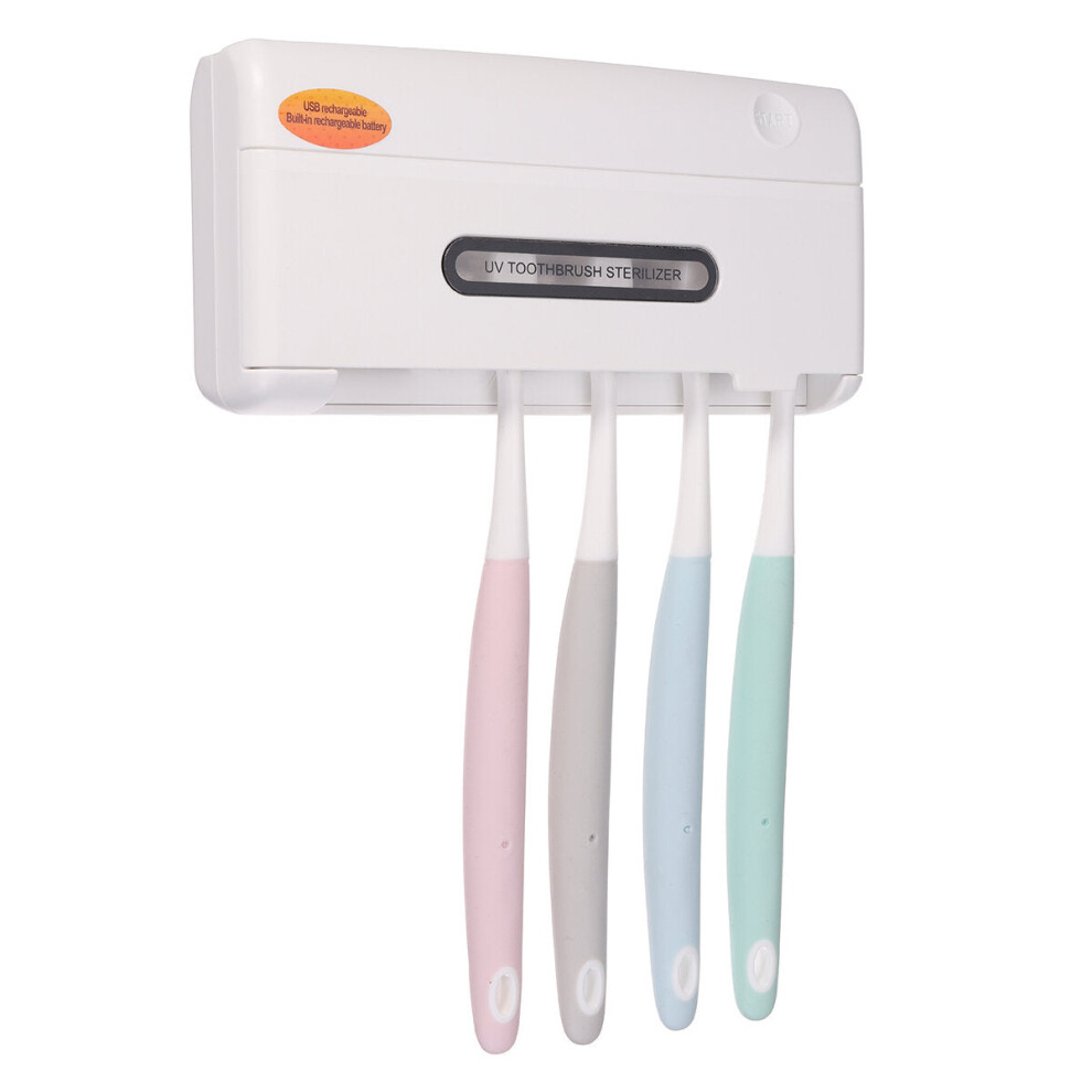 Greenzech Light Wall Mounted Uv Sterilizer Electric Toothbrush Sterilizer Holder Cleaner