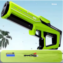 (Green) Electric Automatic Water Storage Gun Toys for kids
