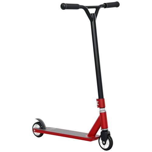 Homcom (Red) HOMCOM Stunt Scooter Entry Level Tricks Scooter for 14+ Beginners 1