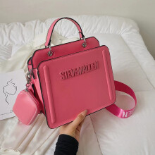 (Rose Red) Steve Women Madden Fashion Square Bag