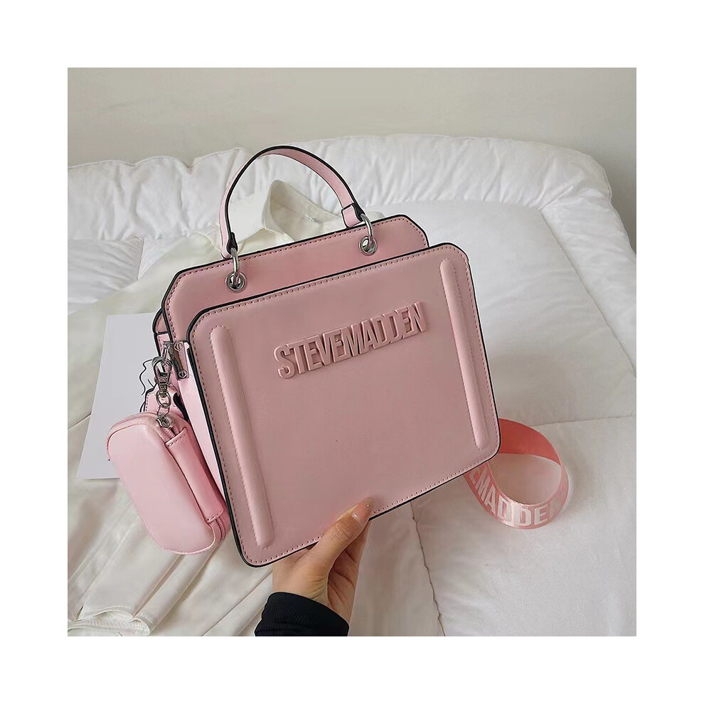 Kaixuan Wood (Pink) Steve Women Madden Fashion Square Bag