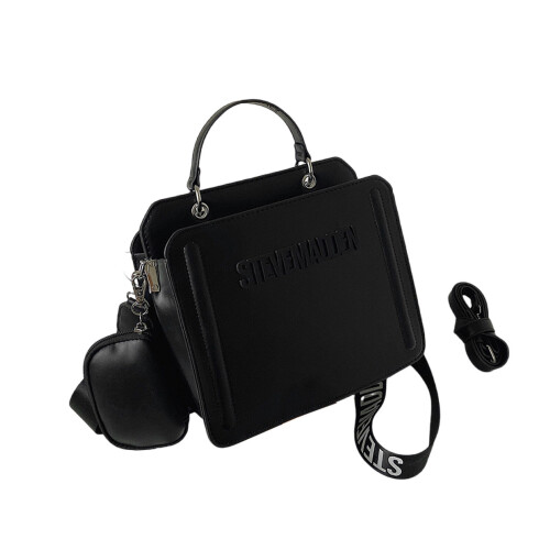 (Black) Steve Women Madden Fashion Square Bag