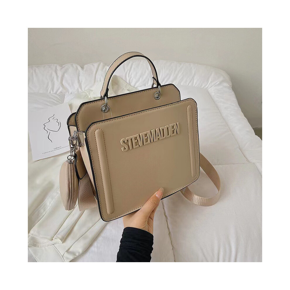 Kaixuan Wood (Khaki) Steve Women Madden Fashion Square Bag