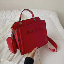 (Red) Steve Women Madden Fashion Square Bag