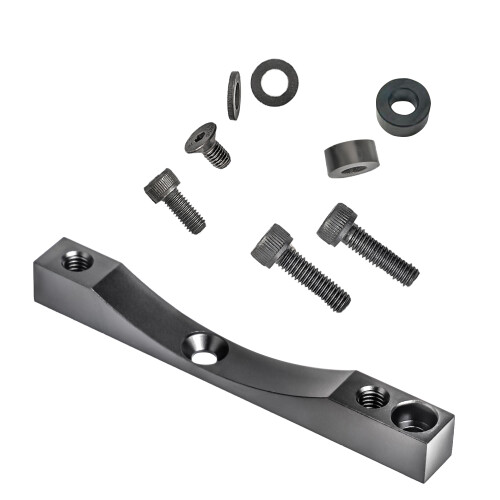 Black Xtech Adapter with 4 Holes and Screw 2