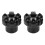 Black aluminum fork cups 2