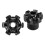 Black aluminum fork cups 3