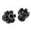 Black aluminum fork cups 5