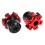 Red aluminum fork cups 4