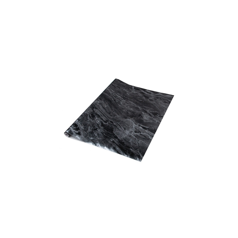 (67.5Cm, 10M) Marble Romeo Silver Sticky Back Plastic Vinyl Wrap Film 5060578105311