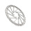160mm brake disc with double intalling holes and 6 screws 3