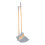 URBN Living (Grey) Long Handled Bamboo Floor Pan & Broom Sweeper 73cm 3