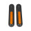 Gray Front fork  decorative Shells+ yellow reflector bars for xiaomi4 Ultra scooters 3
