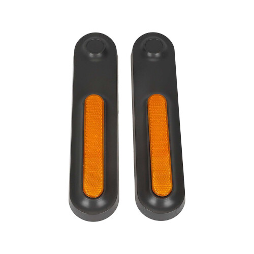 Gray Front fork  decorative Shells+ yellow reflector bars for xiaomi4 Ultra scooters 2