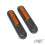Gray Front fork  decorative Shells+ yellow reflector bars for xiaomi4 Ultra scooters 1