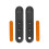 Gray Front fork  decorative Shells+ yellow reflector bars for xiaomi4 Ultra scooters 5