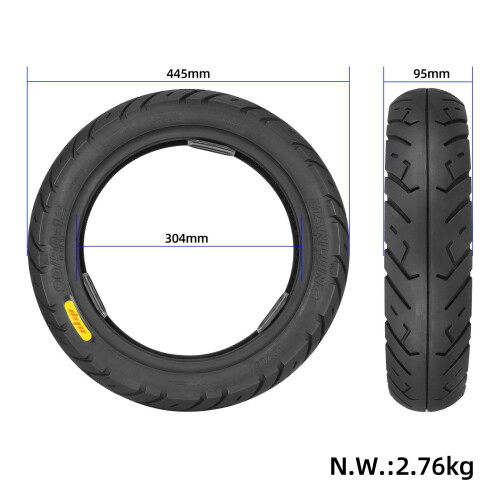 Ulip 90/90-12 vacuum tyres (TH417) 1
