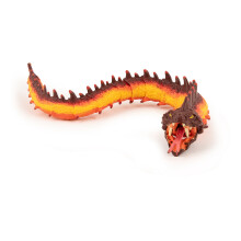 Papo - Figurinha Basilisco serpente de fogo