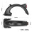 Black Rear fender with light for Max G30D scooter 2