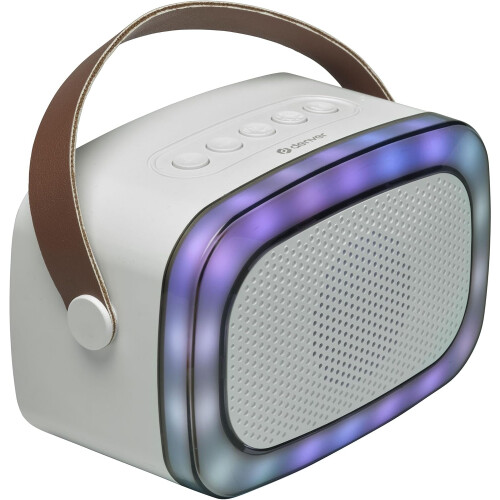 Denver Portable Karaoke Bluetooth Speaker With 6 Voice Effects LED Light Show 2