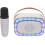Denver Portable Karaoke Bluetooth Speaker With 6 Voice Effects LED Light Show 5