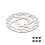 120mm disc brake disc (with 6 screws) 1