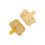 rectangular hollow full-metallic Disc Brake Pad for Kugoo G-booster 2