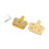 rectangular hollow full-metallic Disc Brake Pad for Kugoo G-booster 1