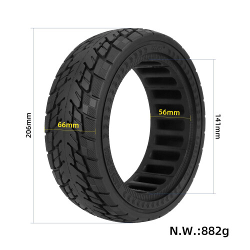 Black Ulip 8.5*2.5 off-road solid tire 1