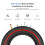 Ulip 9.5*2.0 solid tire with red circle for xiaomi and 8.5 inch scooters 7