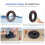 Ulip 9.5*2.0 solid tire with red circle for xiaomi and 8.5 inch scooters 9