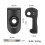 Boucle pliante noire et axe pour scooter xiaomi 2
