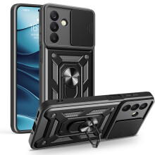 (Black) Samsung Galaxy A26 5G Phone Case Military Grade Bumper Cover