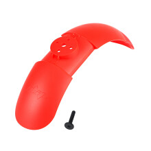 Aile avant rouge avec caoutchouc et vis pour scooter xiaomi