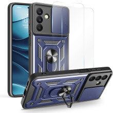 (Blue) Samsung Galaxy A26 5G Phone Case Military Grade Bumper Cover