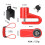 Red Brake Lock with red cable 7