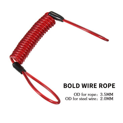 Red Brake Lock with red cable 1