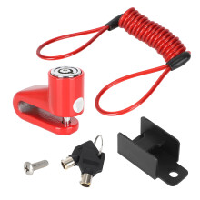 Red Brake Lock with red cable