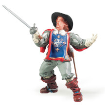 Figurine - PAPO - Porthos 8 cm X 10 cm - Kind - Jongens - Vanaf 3 jaar