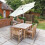 Glamhaus Tilting Garden Parasol with Crank Handle 1