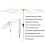 Glamhaus Tilting Garden Parasol with Crank Handle 3